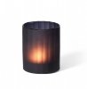 Philippi TWILIGHT Szklany Świecznik Tealight 12 cm Czarny